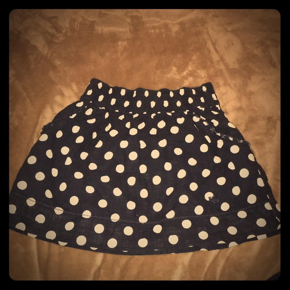 Abercrombie Kids Size Large Polka Dot Skirt